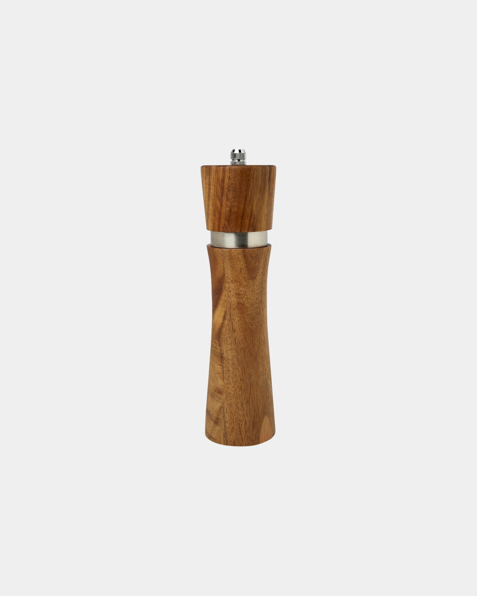Moulin à poivre ou à sel céramique en bois d'acacia à personnaliser - 1